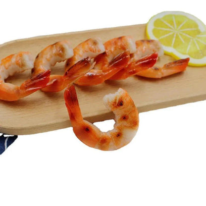 Rynx | Life-like BBQ Seafood Replica Set - Fake Fish, Shrimp & Squid for Restaurant and Event Styling