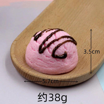 Rynx | Life-like resin ice cream cone model - Realistic fake dessert decoration for photography and home decor