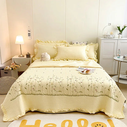 Rynx | embroidered throw blanket