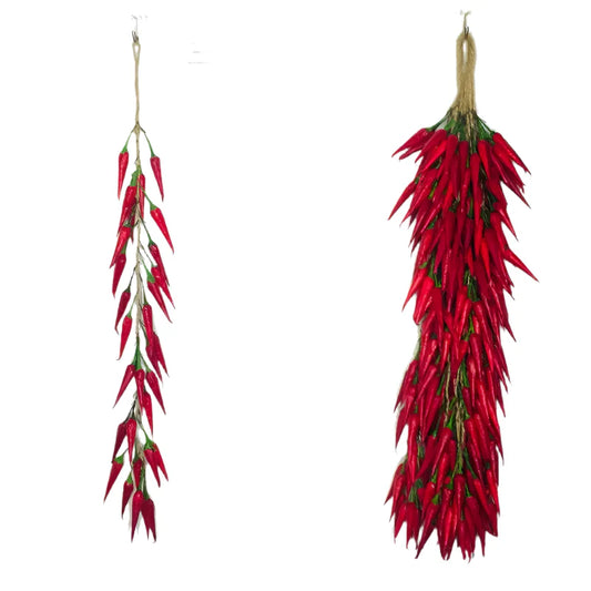 Rynx | Vibrant Faux Pepper Sticks - Playful Artificial Vegetables for Home Décor and Event Styling