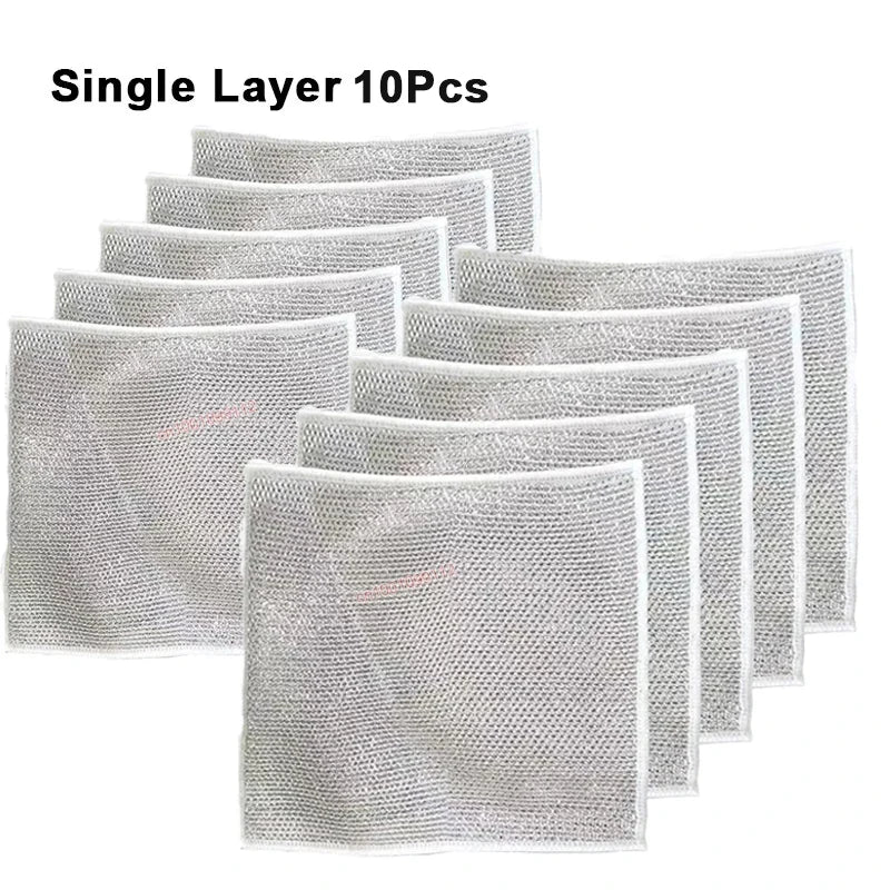 Rynx | Effortless Kitchen Cleaning with Reusable Steel Wire Cleaning Cloth - Say Goodbye to Stubborn Stains and Rust!