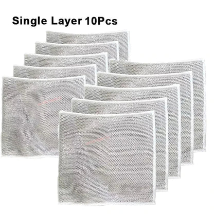 Rynx | Effortless Kitchen Cleaning with Reusable Steel Wire Cleaning Cloth - Say Goodbye to Stubborn Stains and Rust!