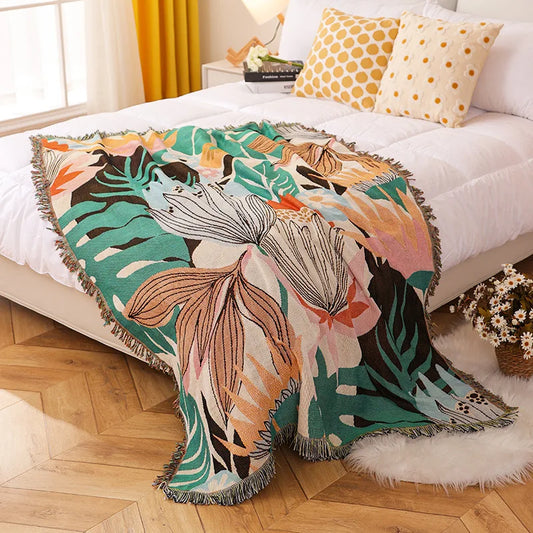 Rynx | Jungle Cats Woven Throw Blanket