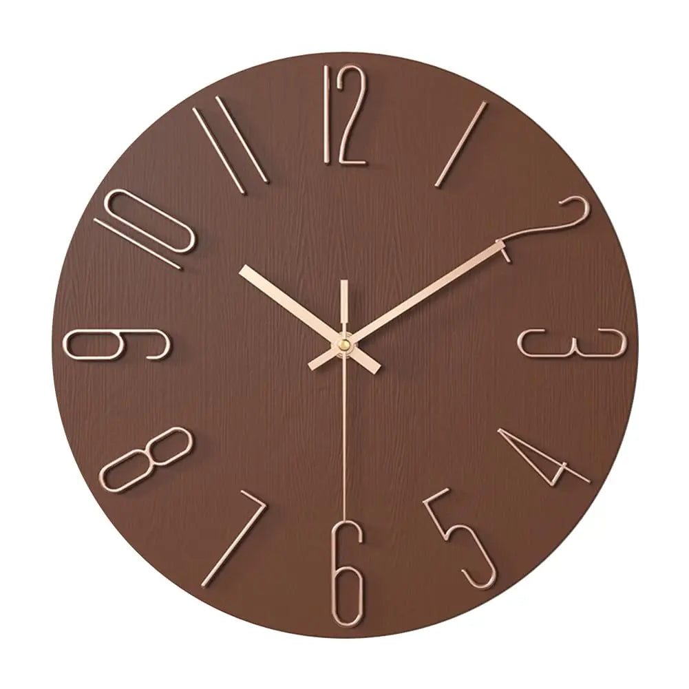 Rynx | Chronura Elegant Wall Clock | Stylish Design for Modern Interior | Decorative Wall Decoration