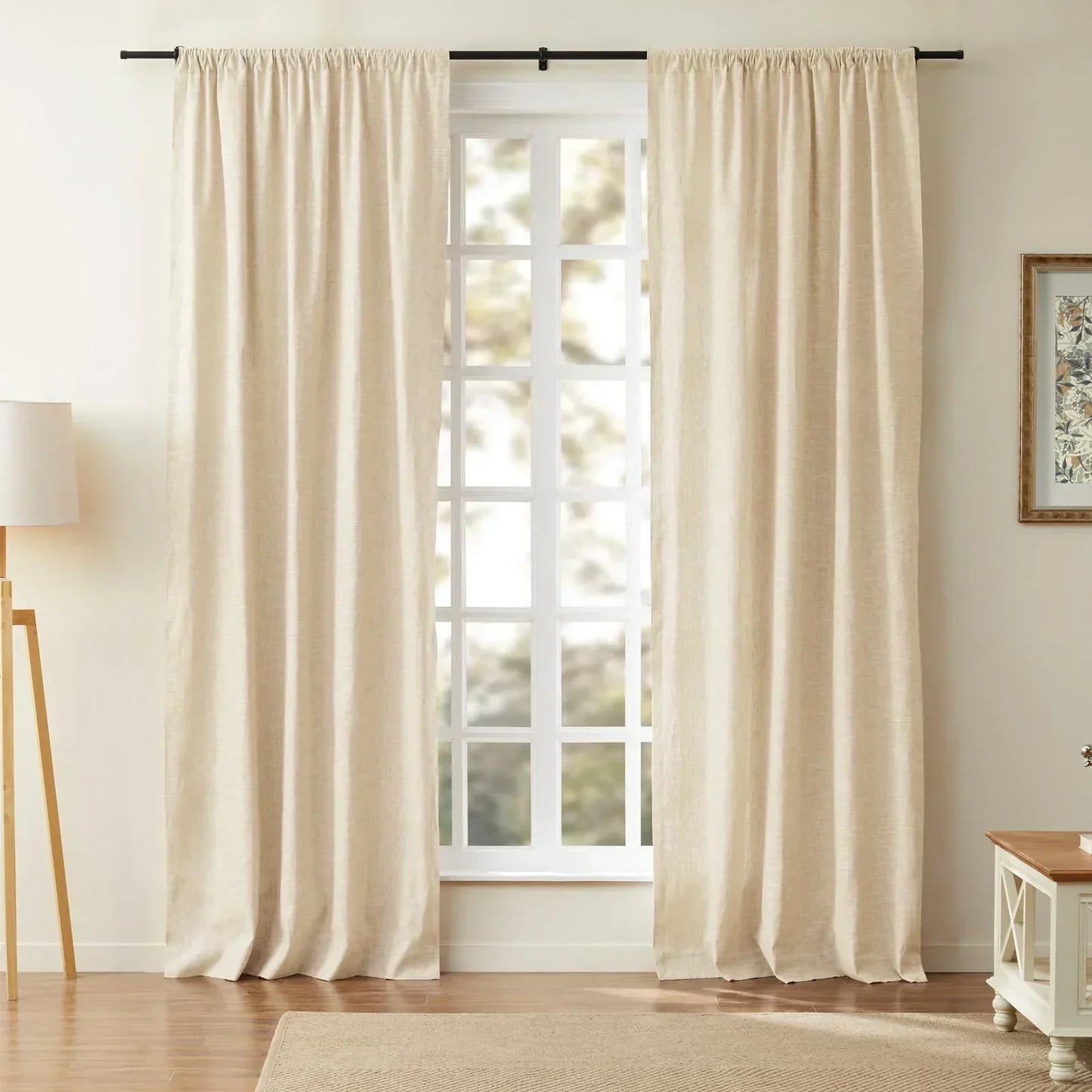 Rynx | Aira - Linen-Cotton Curtain with Soft Fabric