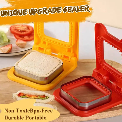 Rynx | Sandwich Cutter with Sealing – Child-Friendly DIY Set made of Stainless Steel