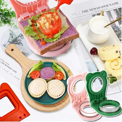 Rynx | Sandwich Cutter with Sealing – Child-Friendly DIY Set made of Stainless Steel