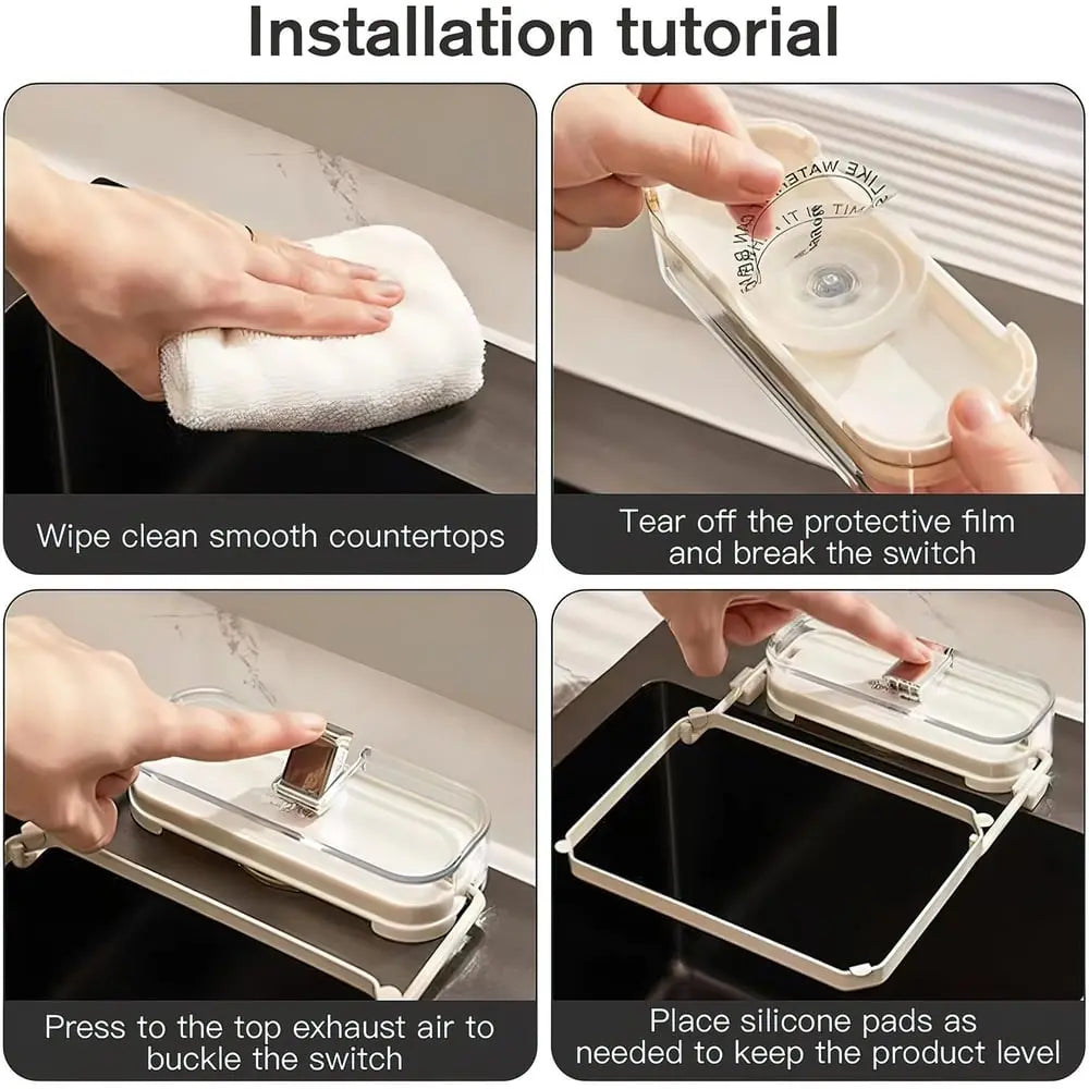 Rynx | Suction cup drain strainer with 50 filter bags