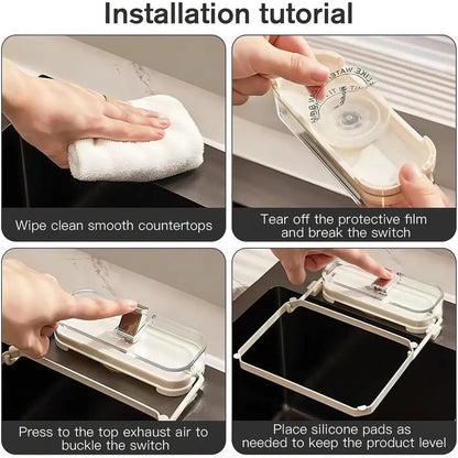 Rynx | Suction cup drain strainer with 50 filter bags