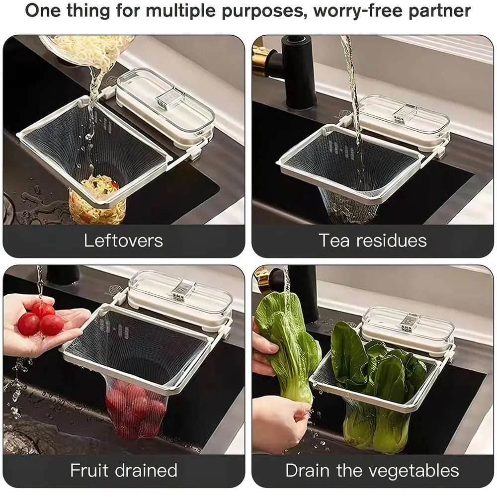 Rynx | Suction cup drain strainer with 50 filter bags