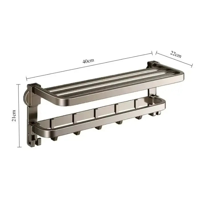 Rynx | Suction Cup Towel Holder – Drill-free, Space-saving, Practical