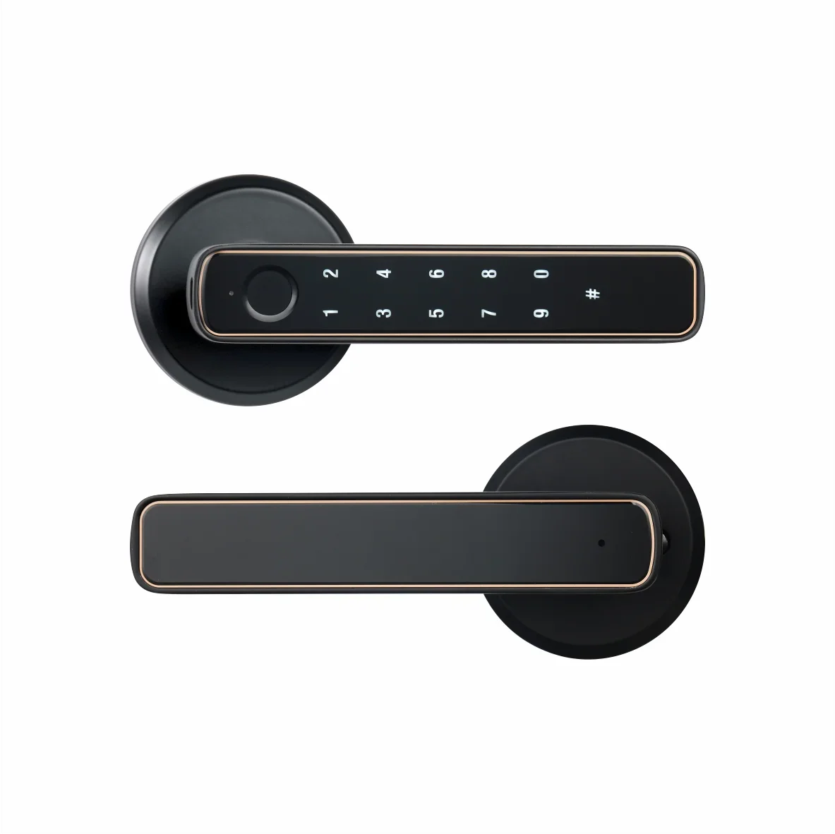 Rynx | Intelligent Bluetooth door handle with fingerprint sensor and keypad