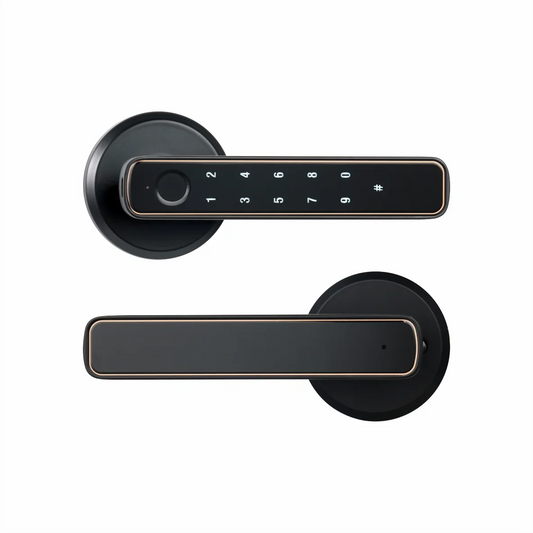 Rynx | Intelligent Bluetooth door handle with fingerprint sensor and keypad