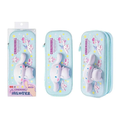 Rynx | Kuromi & Cinnamoroll Anime-inspired pencil case - Stylish and functional stationery organizer