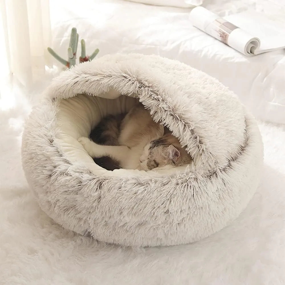 Rynx | Cozynest | Cat bed | Soft plush | 2-In-1 sleeping bag | Security