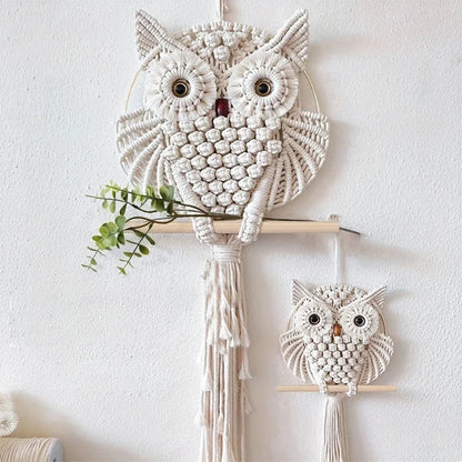 Rynx | Macramé Owl Wall Hanging