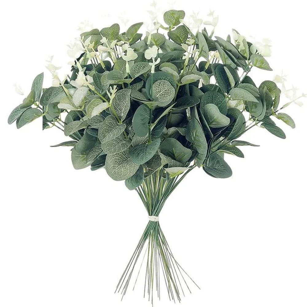 Rynx | 10/15pcs Artificial Baby's Breath Flowers – Fake Gypsophila for Wedding, Party and Home Decor | DIY Floral Bouquets