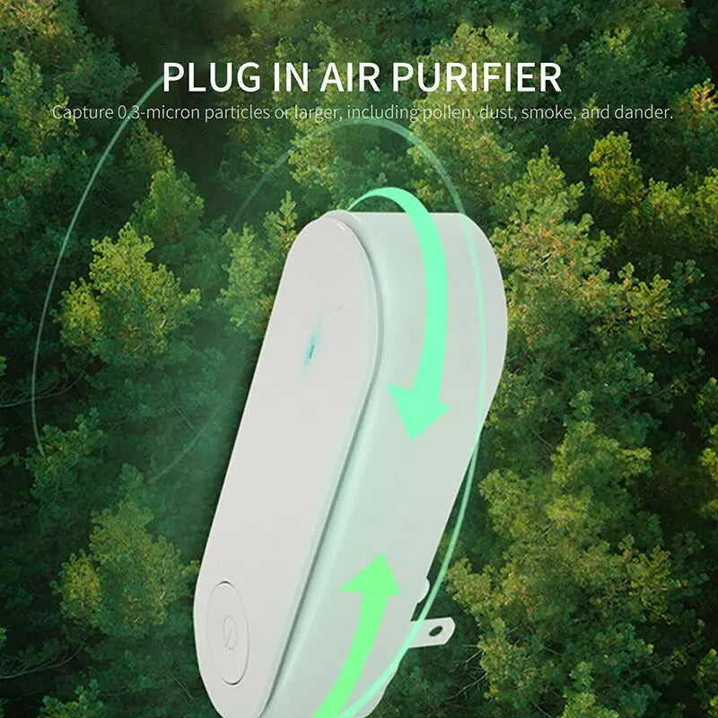 Rynx | New Mini Air Purifier - Negative Ion Pet Deodorizer for Formaldehyde and Smoke Removal