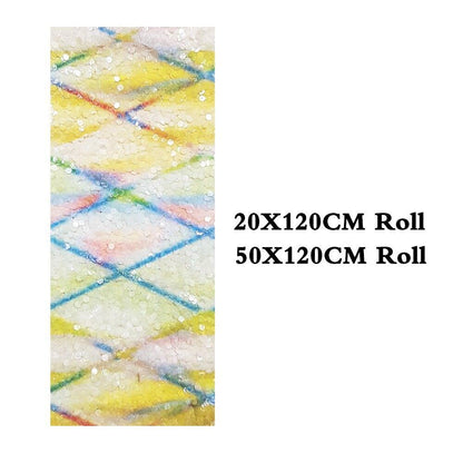Rynx | Shiny diamond-shaped artificial leather craft roll - Ideal for stylish hair accessories and festive creations