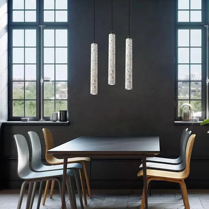 Rynx | Industrial Travertine LED Ceiling Lamp - Elegant Design