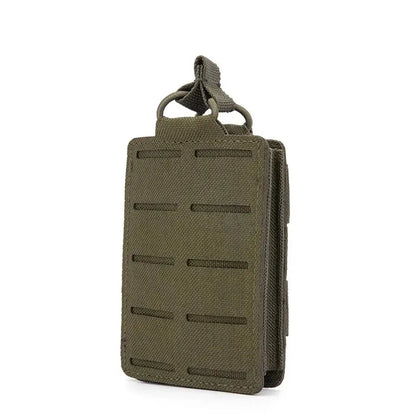 Rynx | Tactical 5.56mm Mag Pouch – Single Magazine Open-Top MOLLE Bag for M4, M14, M16, AR-15 Rifle Magazines
