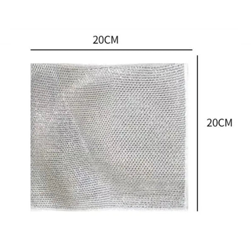 Rynx | Effortless Kitchen Cleaning with Reusable Steel Wire Cleaning Cloth - Say Goodbye to Stubborn Stains and Rust!