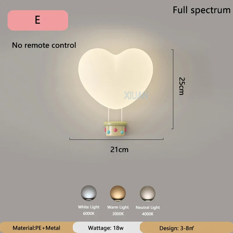 Rynx | LoveLight - Pink Crown Sky Heart Design LED Bed Lamp