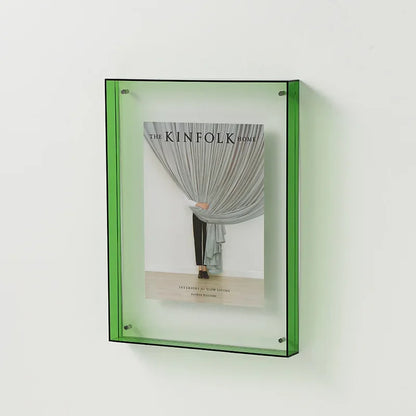 Rynx | FrameLuxe Double-Sided Acrylic Photo Frame | Transparent & Modern | Magnetic | Ideal for Home & Office
