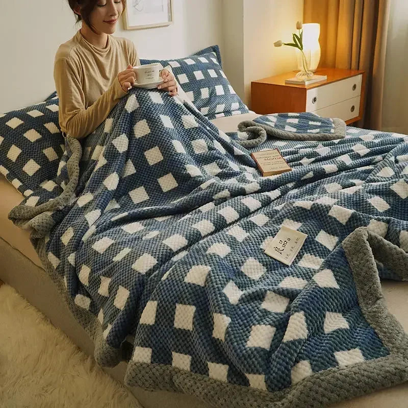Rynx | Plaid Knit Blanket