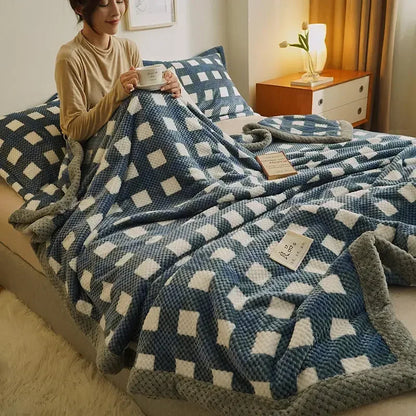 Rynx | Plaid Knit Blanket