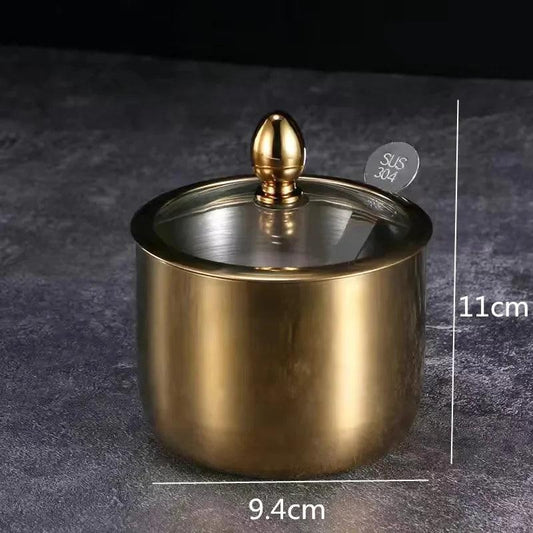 Rynx | Elegant stainless steel spice set with wasabi bowl - Ideal for hotpot, dips and more