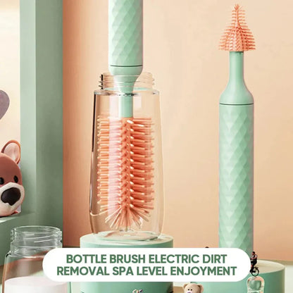 Rynx | Electric Rotating Silicone Bottle Cleaner Set