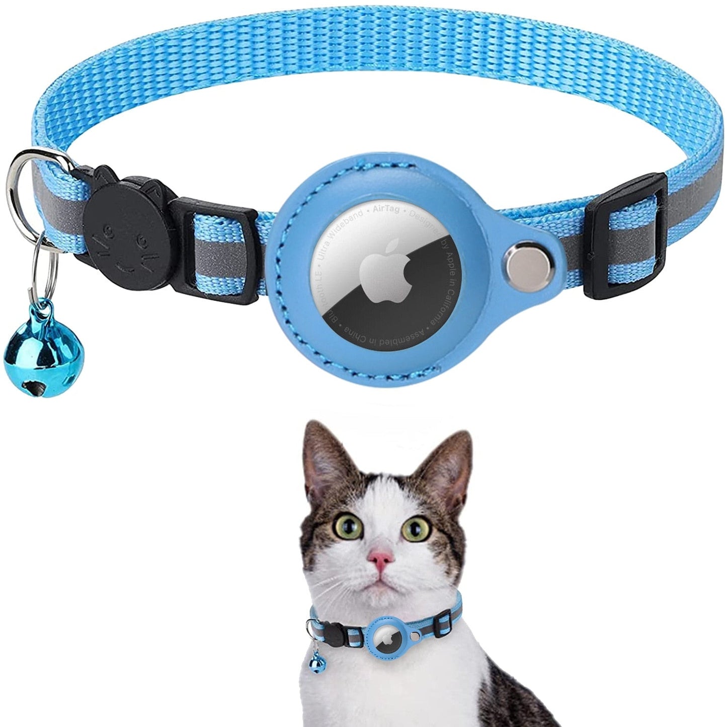 RYNX | Airtag Cat Tracking Collar - GPS Finder & Anti-Loss