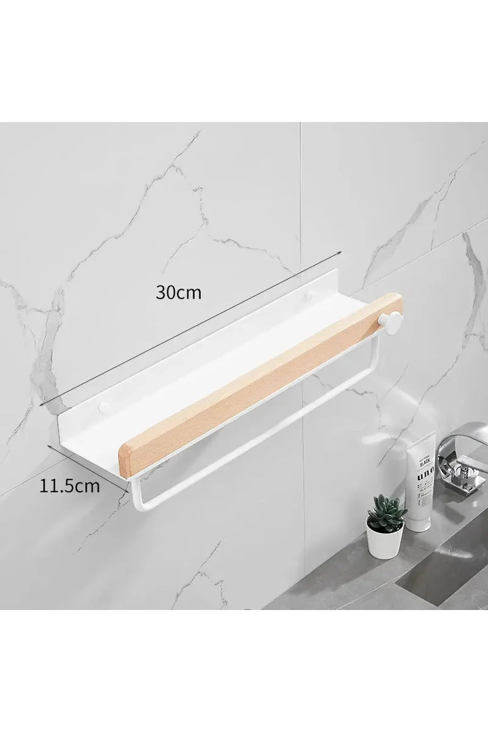 Rynx | Wood Accent Wall Shelf