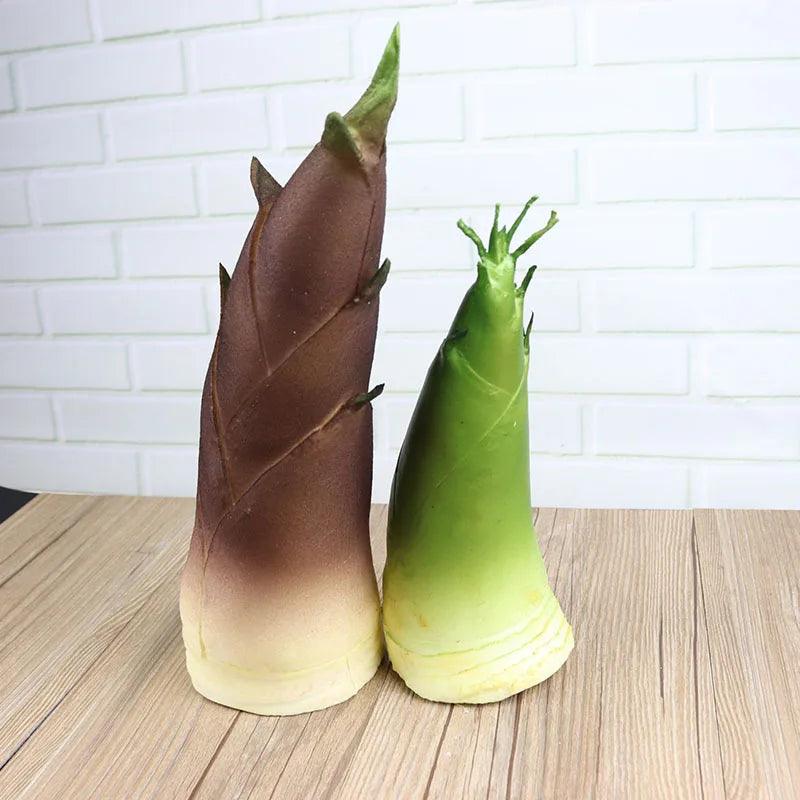 Rynx | Elegant Faux Bamboo Shoot Decoration - Life-like Vegetables - Table Decoration for Home and Dining Areas