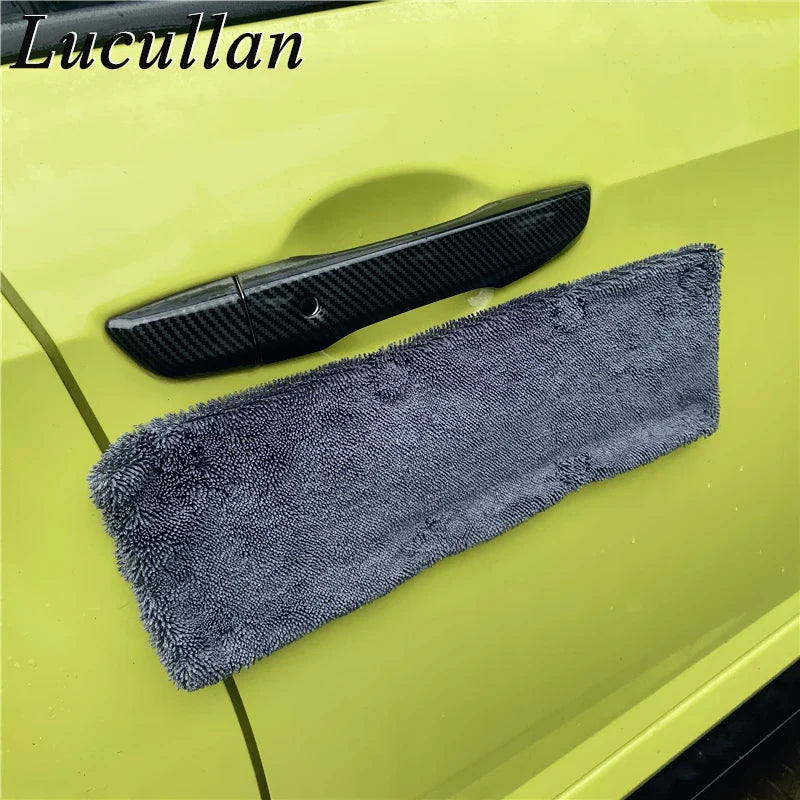 Rynx | Lucullan Magnet Premium Microfiber Towels: Twist Loop Towels for Drying Door Handles & Mirrors - Absorbent & Quick Drying