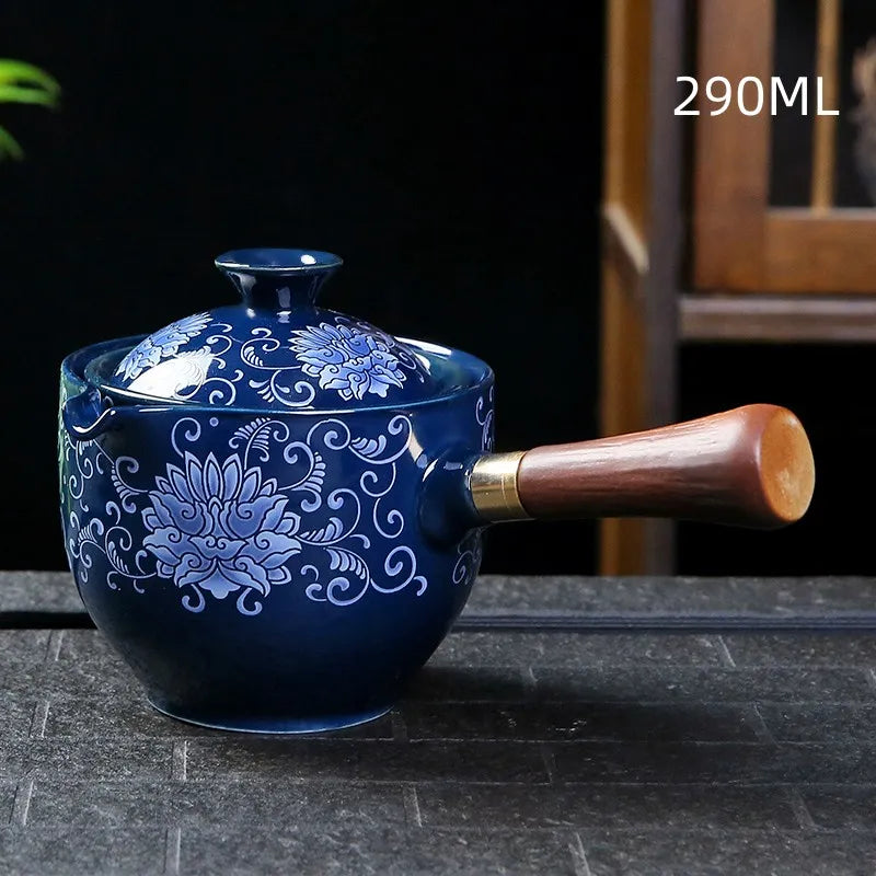 Rynx | Traditional Harmony Ceramic Rotating Teapot