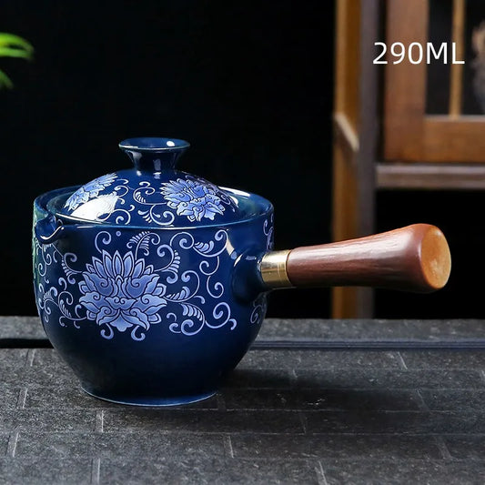Rynx | Traditional Harmony Ceramic Rotating Teapot