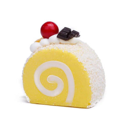 Rynx | Realistic Simulation Swiss Roll Cake Model for Display and Decoration - Perfect for Photography Props and Autumn Decor