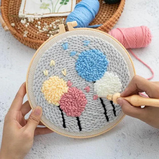 Rynx | Adjustable Punch Needle Craft Kit for Creative DIY Embroidery and Projects