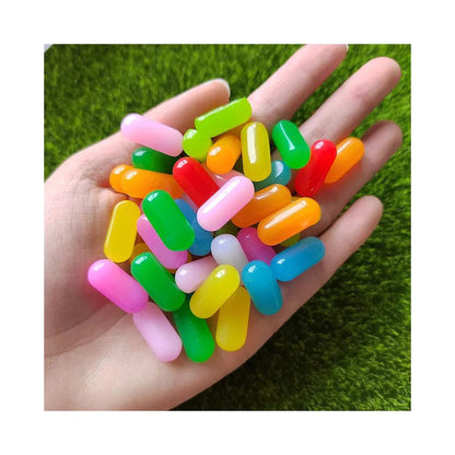 Rynx | Charming Miniature Candy Jelly Bean Beads for Fun DIY Jewelry and Hair Accessories, 21mm