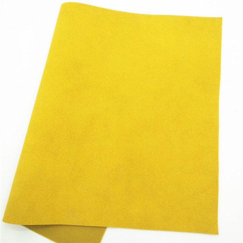 Rynx | Sparkling Yellow Leopard Print Suede Craft Sheets - A Must-Have for Creative Projects