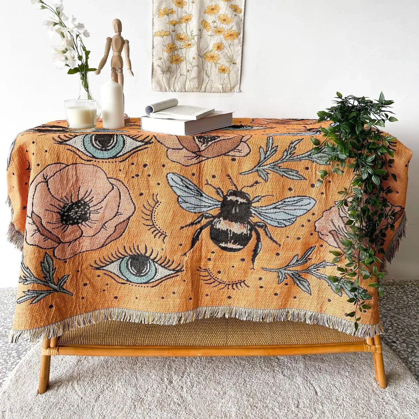 Rynx | Bee & Eyes Garden Blanket