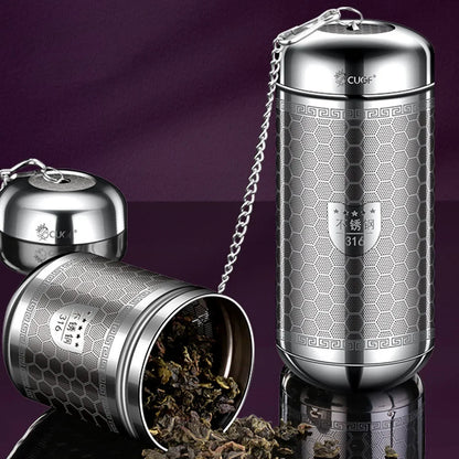 Rynx | Stainless Steel Tea Infuser & Spice Strainer - Locking Mesh Ball Filter for Tea & Seasoning