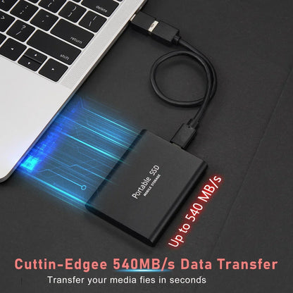 RYNX | Technology | Super Fast External Ssd 2Tb | Mini Ssd | High-Speed Storage For Laptop And Pc