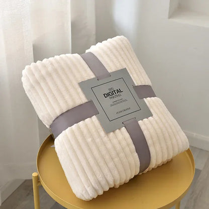 Rynx | Soft Ribbed Plush Blanket