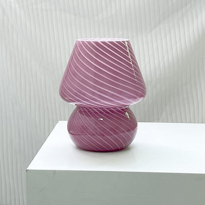 Rynx | LED Desk Lamp in Mushroom Shape made of Glass