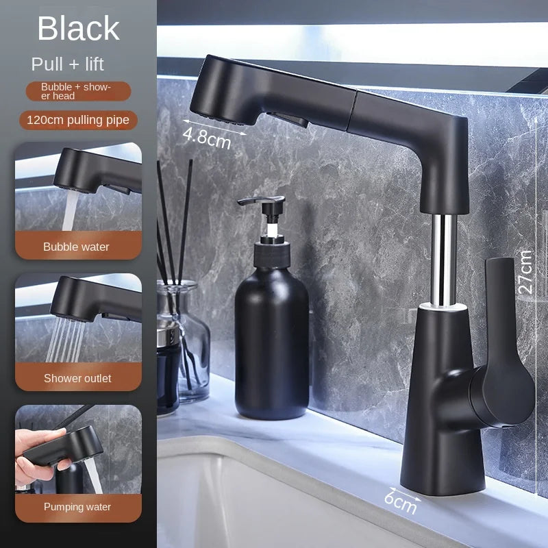 Rynx | 360° Degree Rotation Bathroom Faucet - Scalable Kitchen Faucet, Sink Tapware Blender for Washbasin Tap