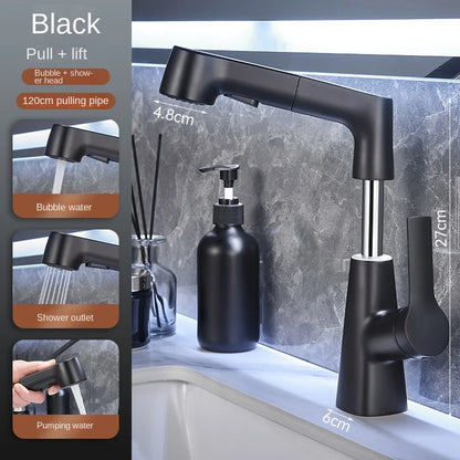 Rynx | 360° Degree Rotation Bathroom Faucet - Scalable Kitchen Faucet, Sink Tapware Blender for Washbasin Tap