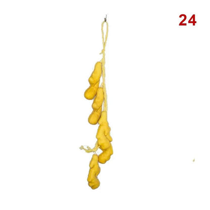 Rynx | Realistic Hanging Foam Fruit and Seafood Decoration for Home and Event Enhancement